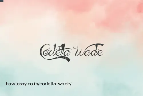 Corletta Wade