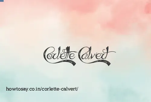 Corlette Calvert
