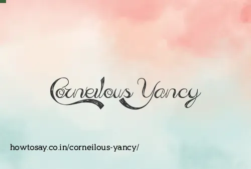 Corneilous Yancy