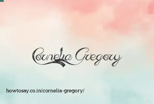 Cornelia Gregory