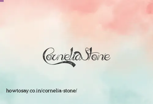 Cornelia Stone