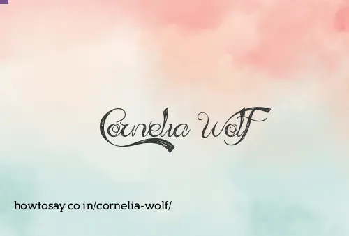 Cornelia Wolf