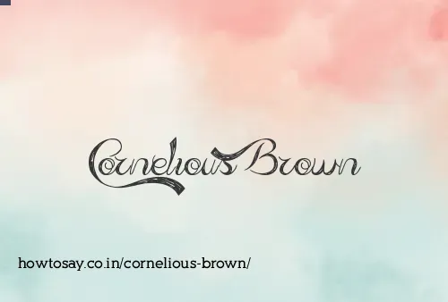Cornelious Brown