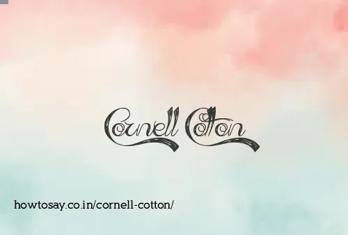 Cornell Cotton