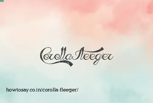 Corolla Fleeger