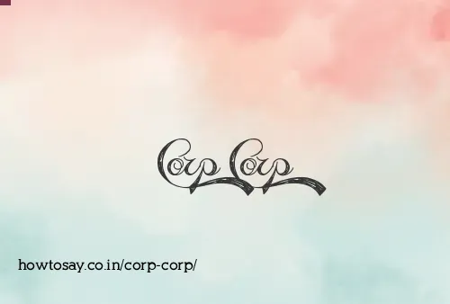 Corp Corp