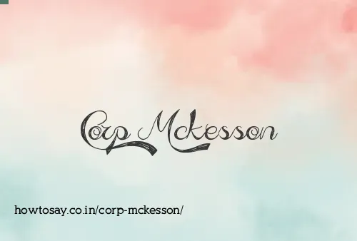 Corp Mckesson