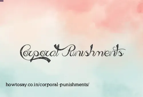 Corporal Punishments