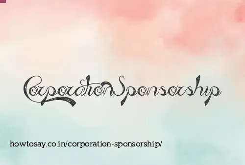 Corporation Sponsorship