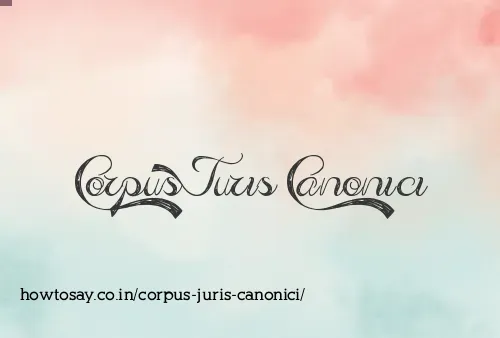 Corpus Juris Canonici