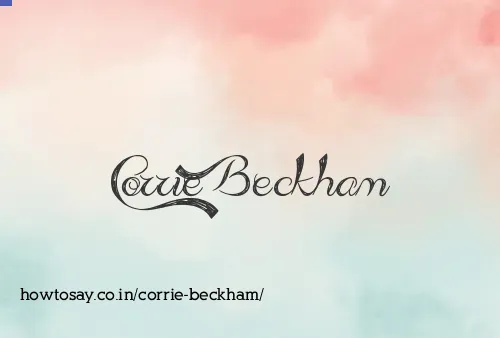 Corrie Beckham