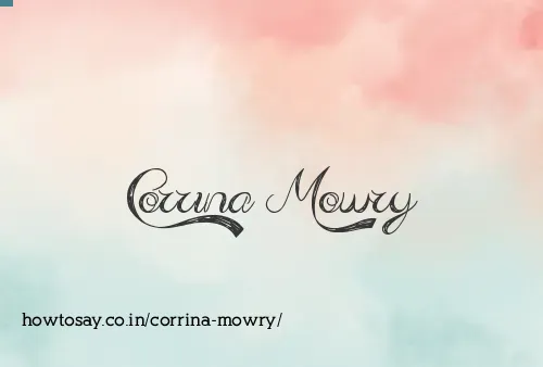 Corrina Mowry