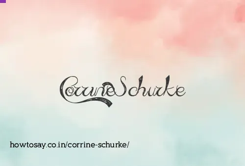 Corrine Schurke