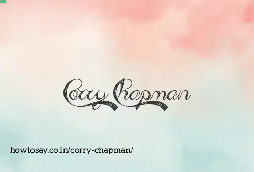 Corry Chapman