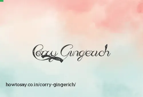 Corry Gingerich