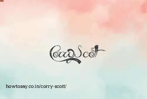 Corry Scott