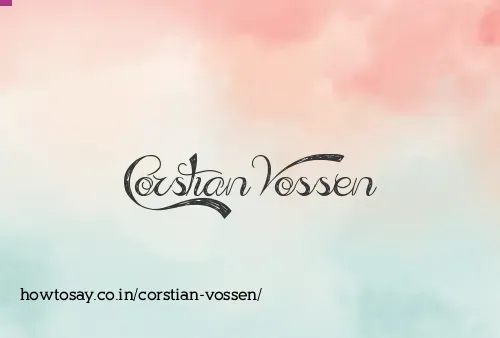 Corstian Vossen