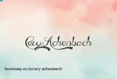 Cory Achenbach