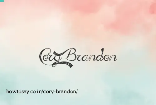 Cory Brandon