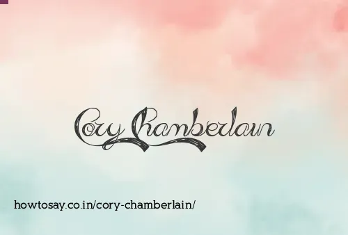 Cory Chamberlain
