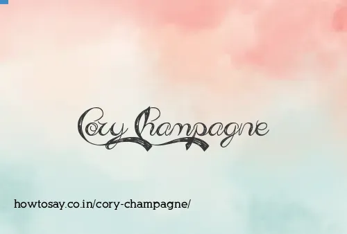 Cory Champagne