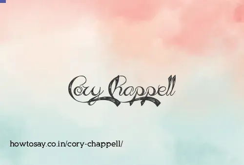 Cory Chappell