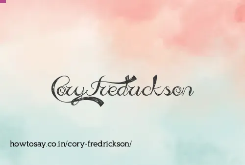 Cory Fredrickson