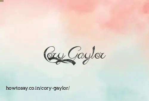 Cory Gaylor