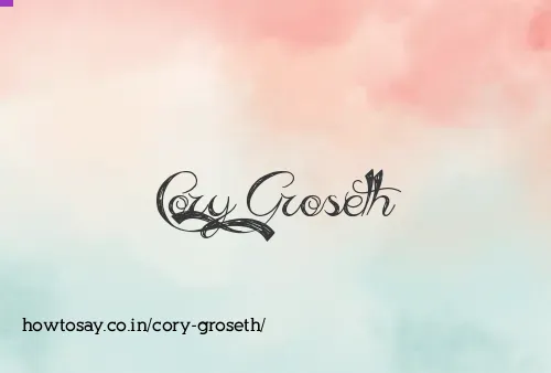 Cory Groseth