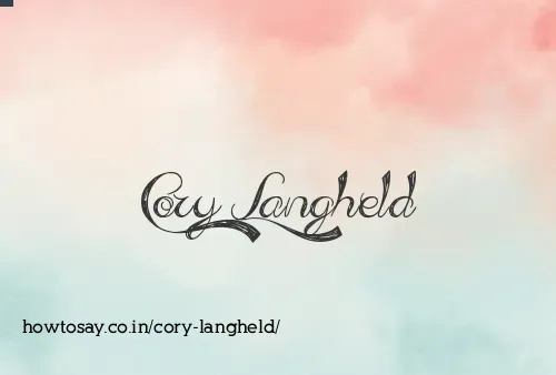 Cory Langheld