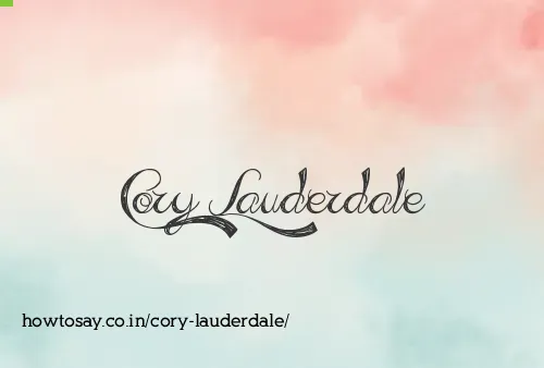 Cory Lauderdale