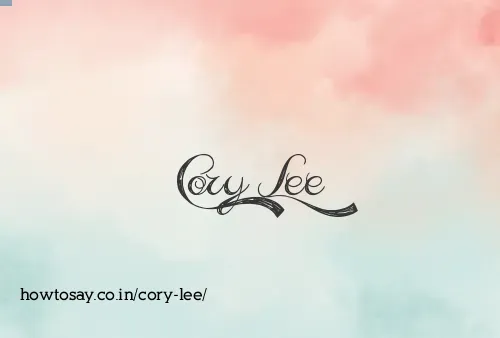Cory Lee