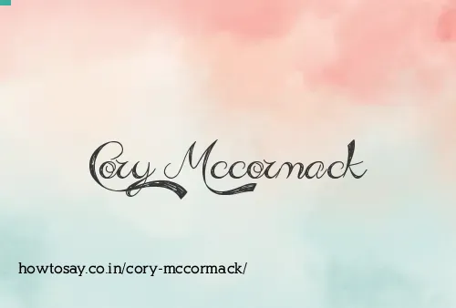 Cory Mccormack