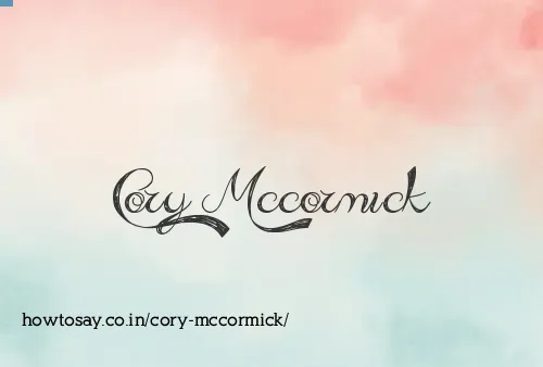 Cory Mccormick