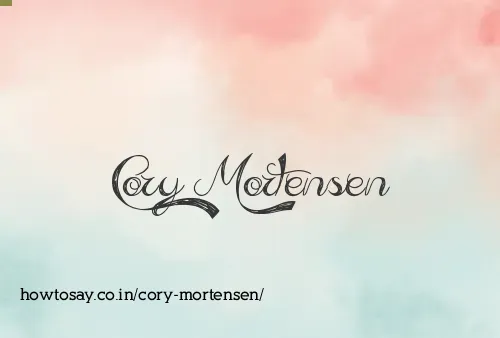 Cory Mortensen