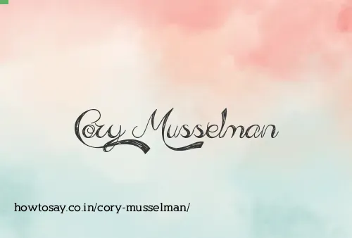 Cory Musselman