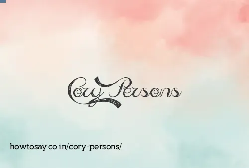 Cory Persons