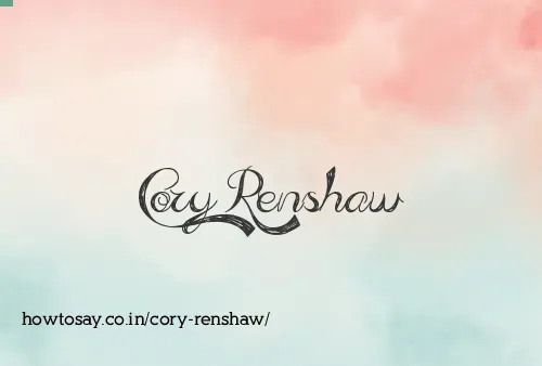 Cory Renshaw