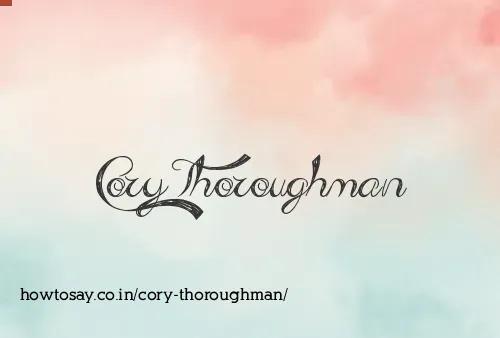 Cory Thoroughman