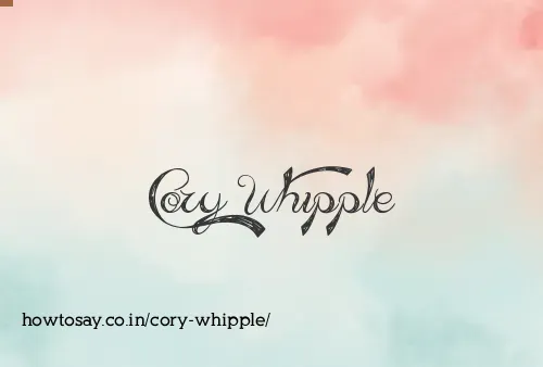 Cory Whipple