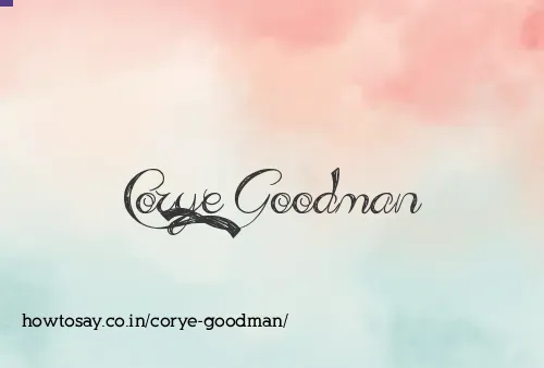 Corye Goodman