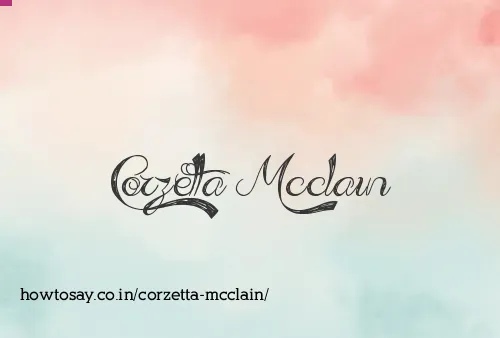 Corzetta Mcclain