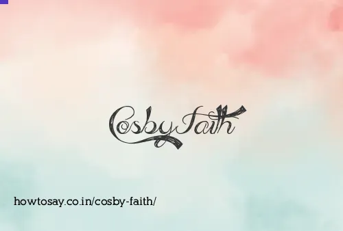 Cosby Faith