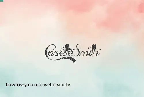 Cosette Smith
