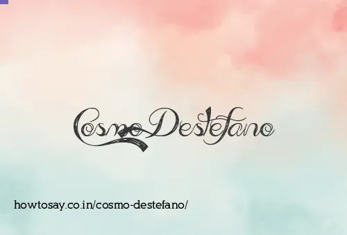 Cosmo Destefano