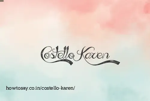 Costello Karen