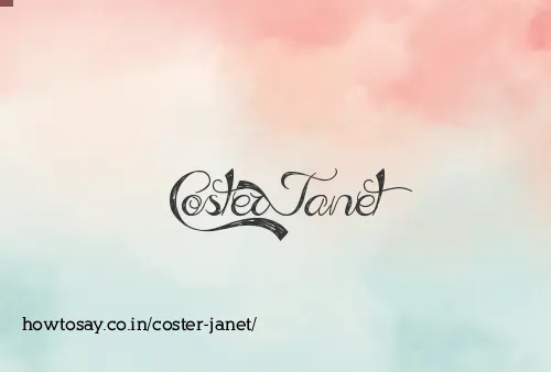 Coster Janet