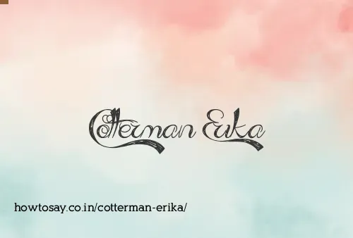 Cotterman Erika