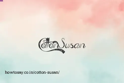Cotton Susan