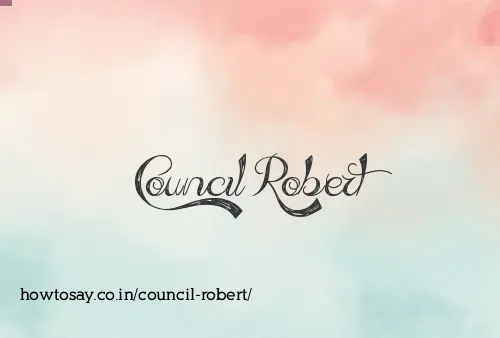 Council Robert